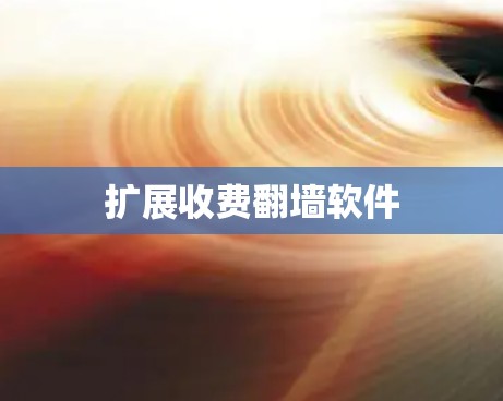 扩展收费翻墙软件