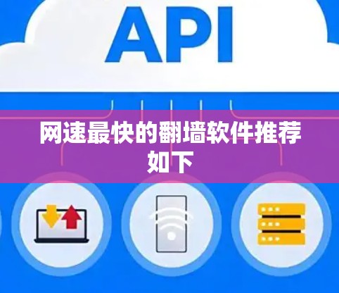 网速最快的翻墙软件推荐如下