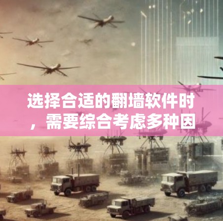 选择合适的翻墙软件时，需要综合考虑多种因素，包括功能、价格、兼容性、适用场景以及用户反馈。以下是一个详细的步骤指南，帮助您做出明智的选择