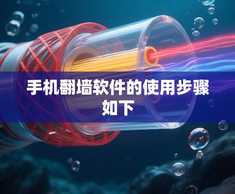 手机翻墙软件的使用步骤如下