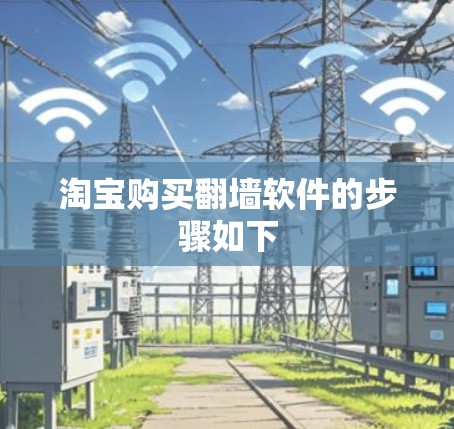 淘宝购买翻墙软件的步骤如下