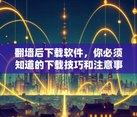 翻墙后下载软件，你必须知道的下载技巧和注意事项
