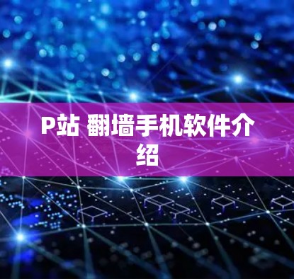 P站 翻墙手机软件介绍