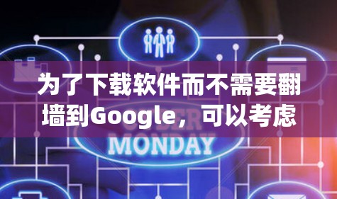 为了下载软件而不需要翻墙到Google，可以考虑以下几种方法