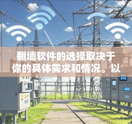 翻墙软件的选择取决于你的具体需求和情况。以下是几种常见的翻墙软件推荐，涵盖不同的需求