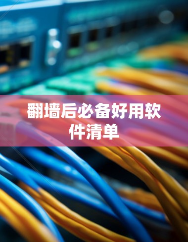 翻墙后必备好用软件清单