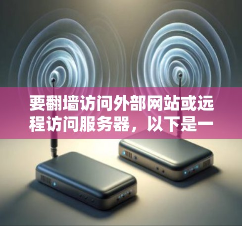 要翻墙访问外部网站或远程访问服务器，以下是一些步骤清晰的指南和推荐