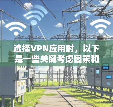 选择VPN应用时，以下是一些关键考虑因素和推荐步骤