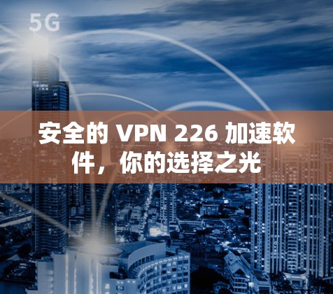 安全的 VPN 226 加速软件，你的选择之光