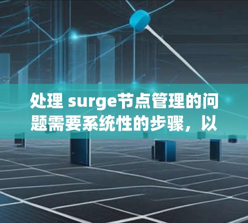处理 surge节点管理的问题需要系统性的步骤,以下是逐步解决方案 处理 surge节点管理的问题需要系统性的步骤,以下是逐步解决方案