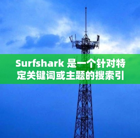 Surfshark 是一个针对特定关键词或主题的搜索引擎工具，旨在帮助用户快速找到相关网页。以下是使用 Surfshark 的指南