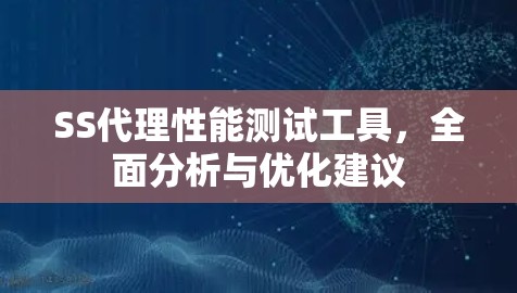 SS代理性能测试工具,全面分析与优化建议 SS代理性能测试工具,全面分析与优化建议