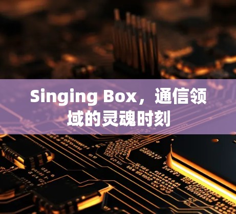 Singing Box，通信领域的灵魂时刻