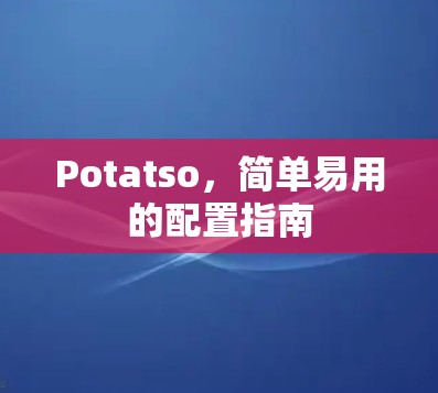 Potatso,简单易用的配置指南 Potatso,简单易用的配置指南