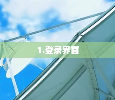 1.登录界面
