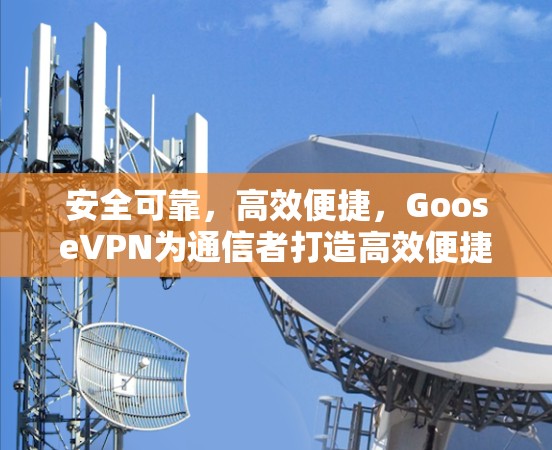 安全可靠，高效便捷，GooseVPN为通信者打造高效便捷的网络保护解决方案