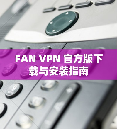 FAN VPN 官方版下载与安装指南